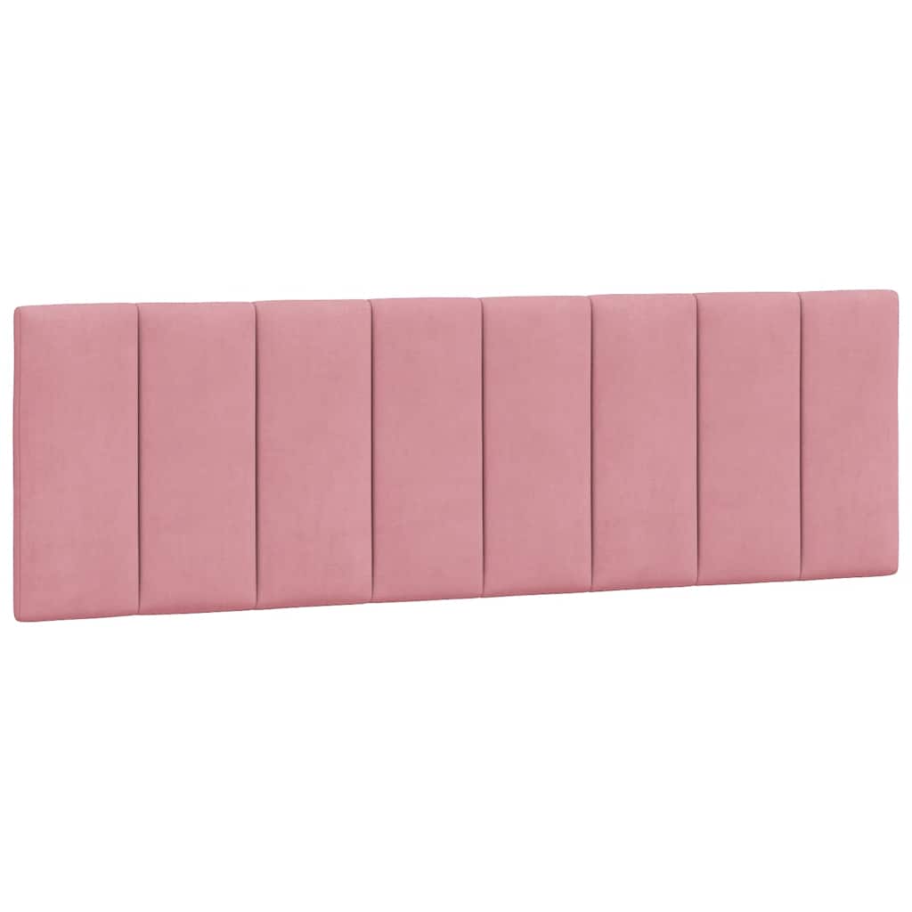Kopfteil-Kissen "Hanko" Rosa 160 cm Samt