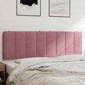 Kopfteil-Kissen "Hanko" Rosa 160 cm Samt