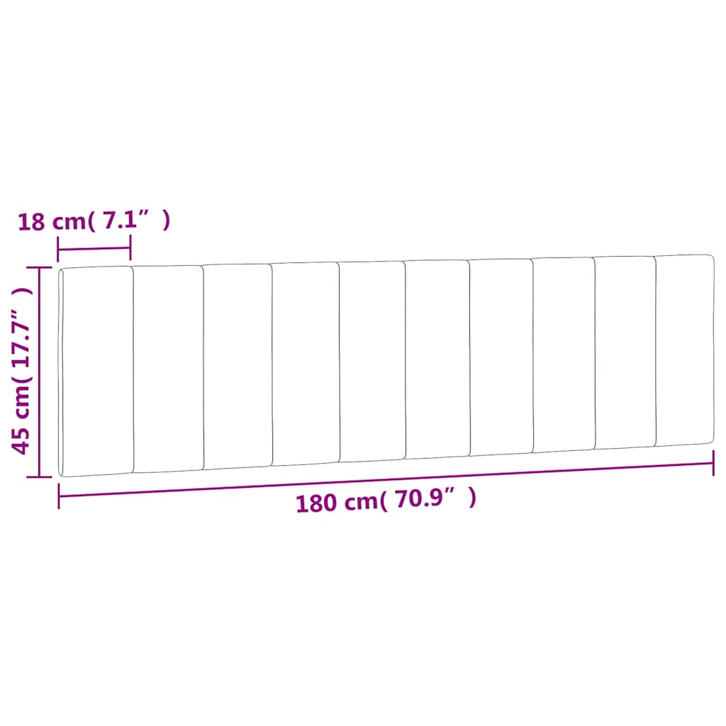 Kopfteil-Kissen "Hanko" Dunkelgrün 180 cm Samt