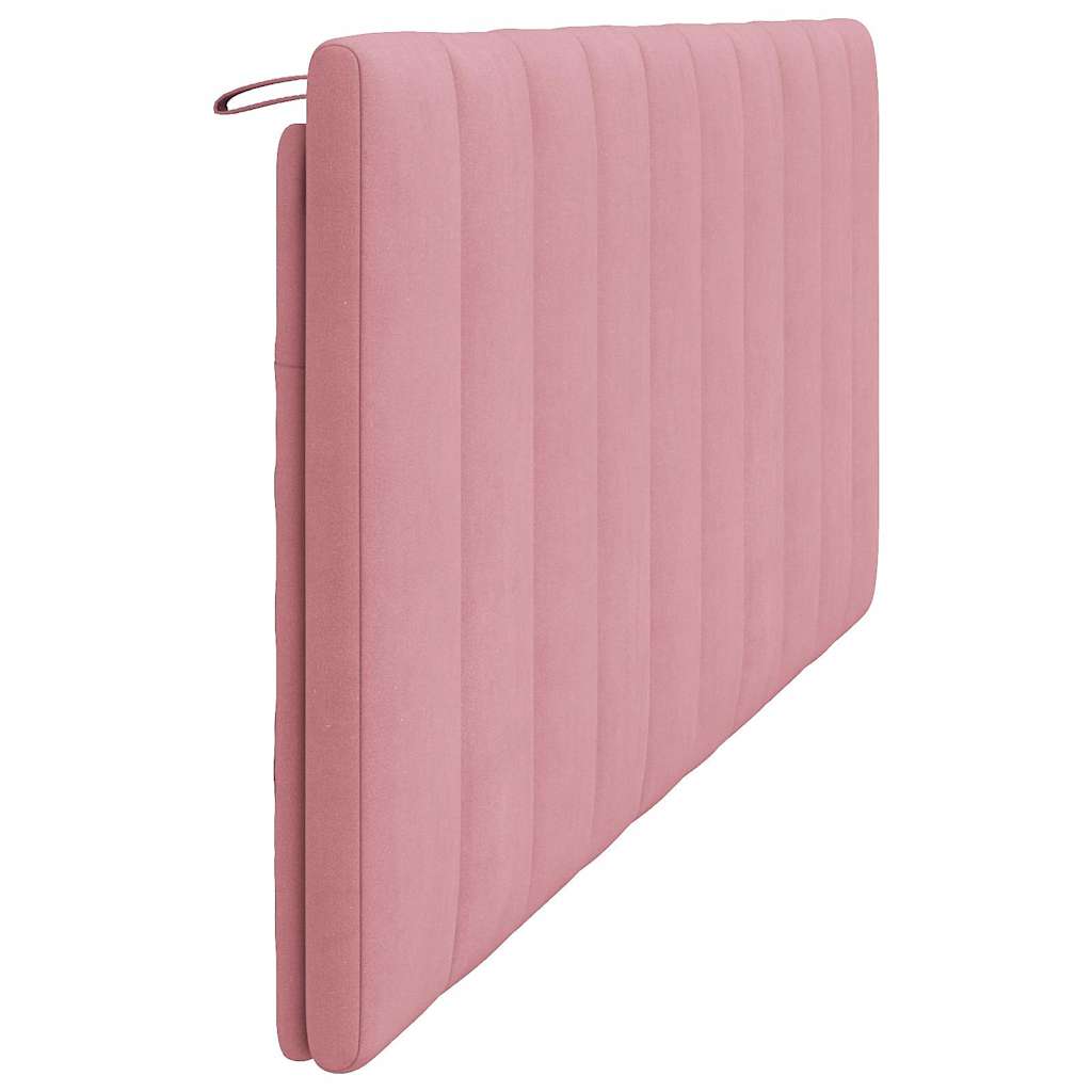 Kopfteil-Kissen "Hanko" Rosa 200 cm Samt