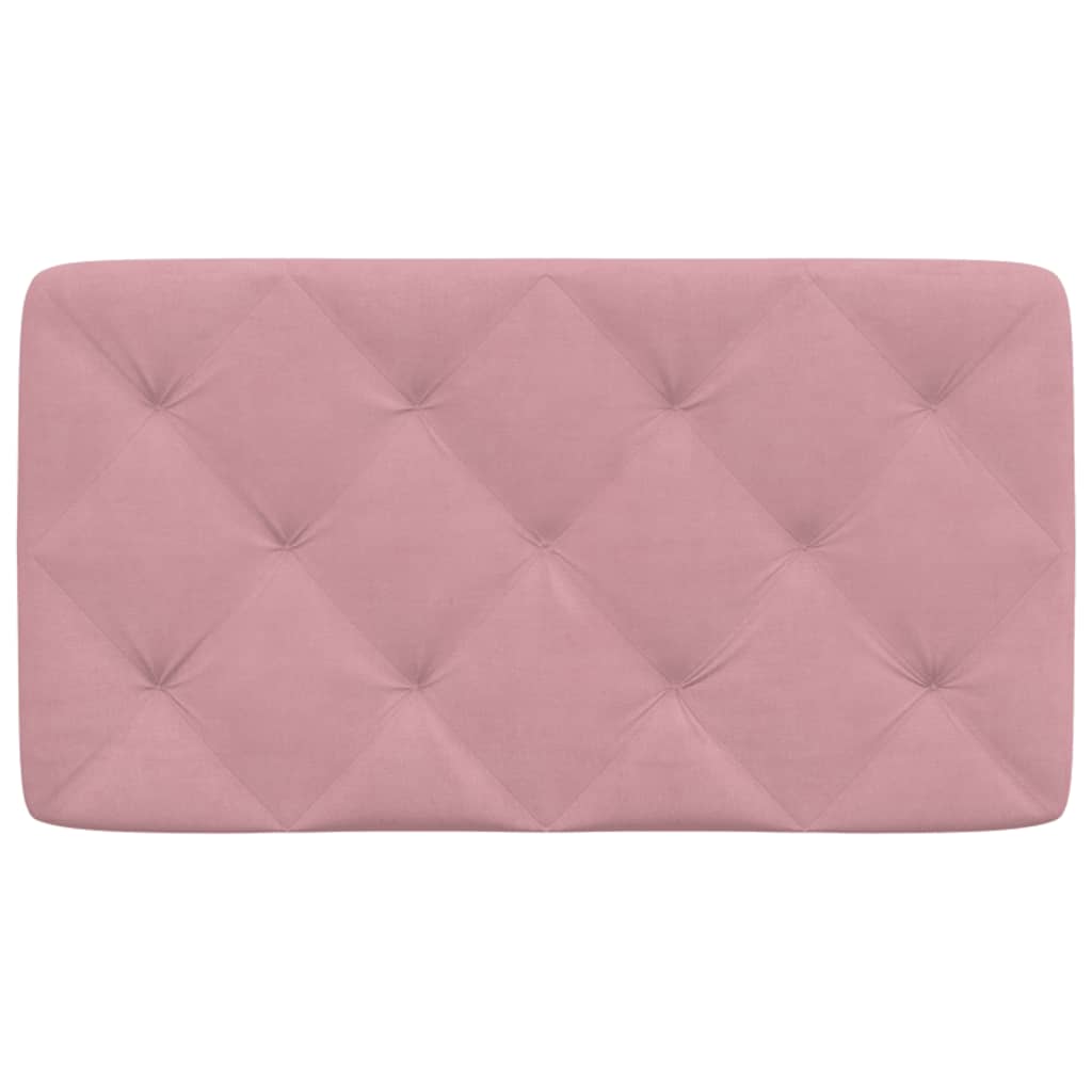Kopfteil-Kissen Rosa 90 cm Samt