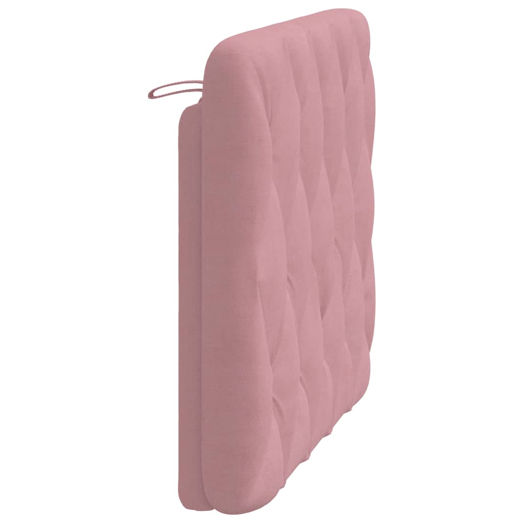 Kopfteil-Kissen Rosa 100 cm Samt