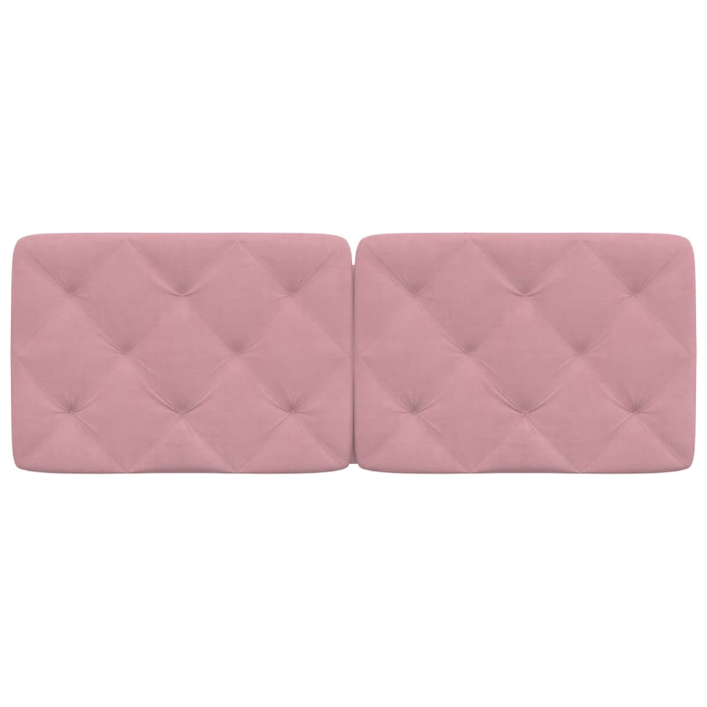 Kopfteil-Kissen Rosa 120 cm Samt