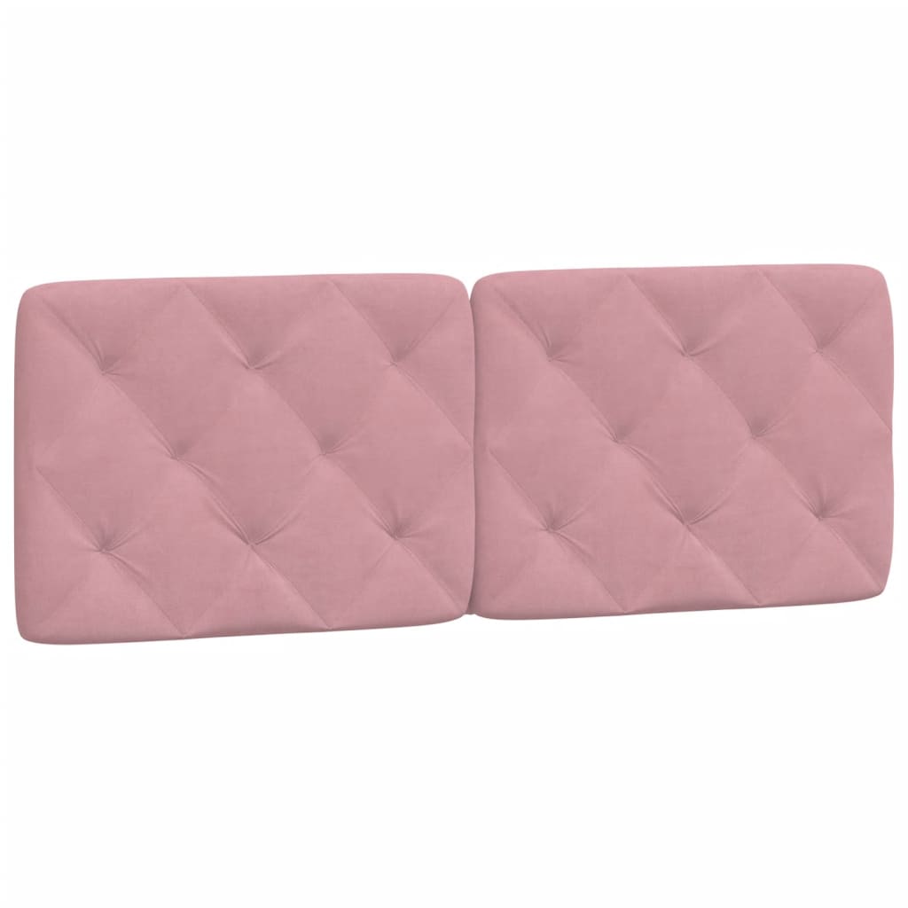 Kopfteil-Kissen Rosa 140 cm Samt