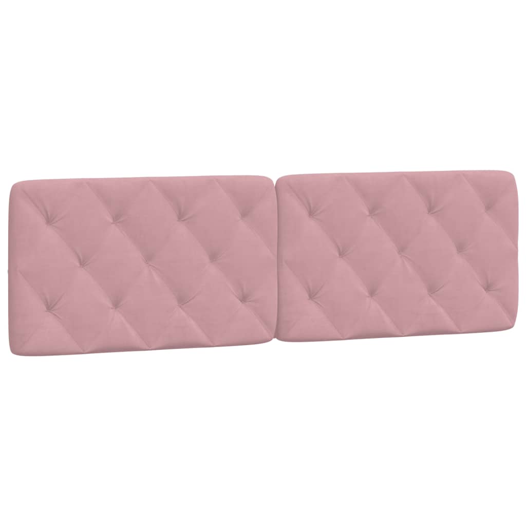 Kopfteil-Kissen Rosa 160 cm Samt