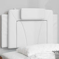 Kopfteil-Kissen "Viana" Weiß 90 cm Kunstleder