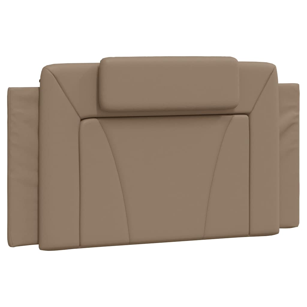 Kopfteil-Kissen "Viana" Cappuccino-Braun 100 cm Kunstleder