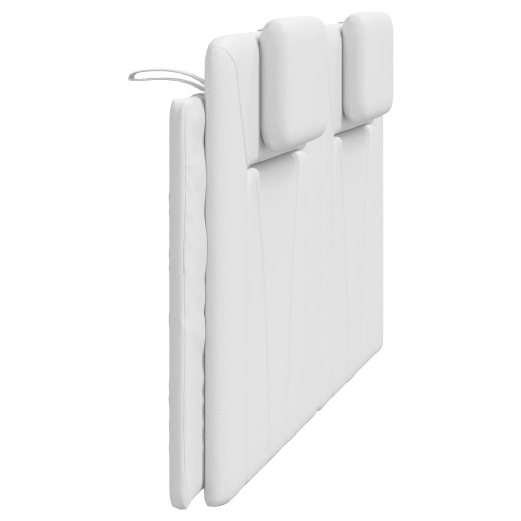 Kopfteil-Kissen "Viana" Weiß 160 cm Kunstleder
