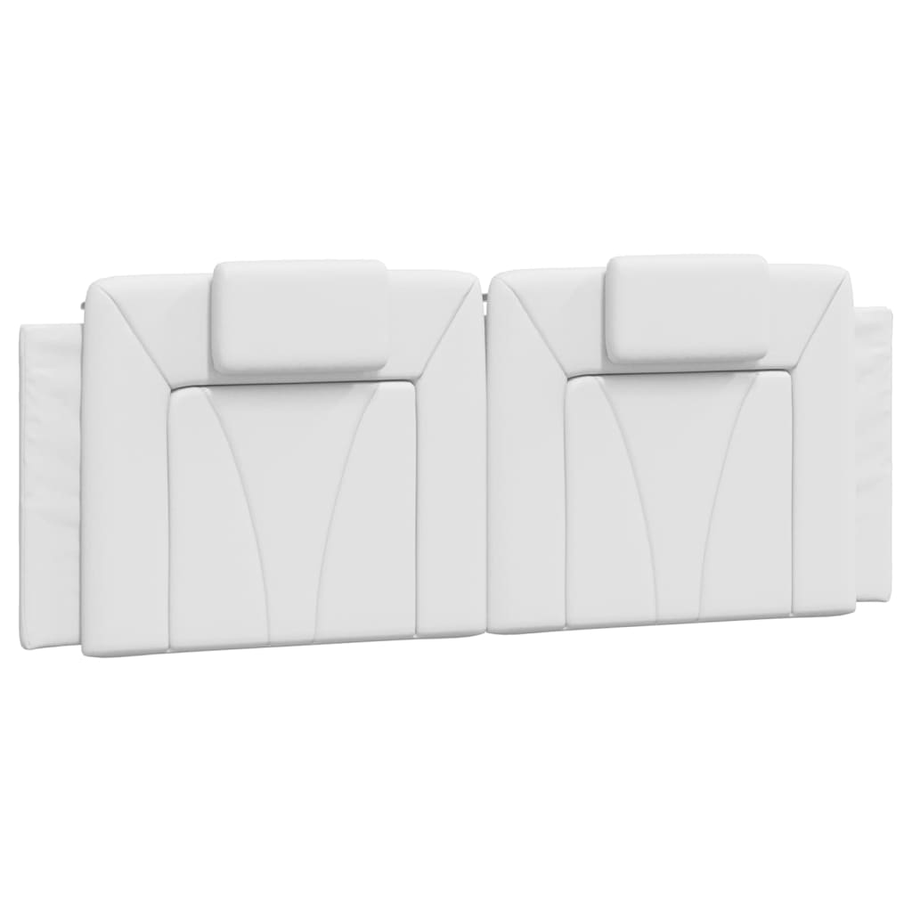 Kopfteil-Kissen "Viana" Weiß 152 cm Kunstleder