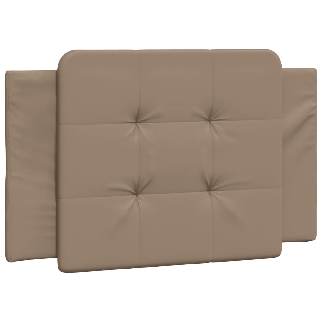Kopfteil-Kissen "Zadar" Cappuccino-Braun 90 cm Kunstleder