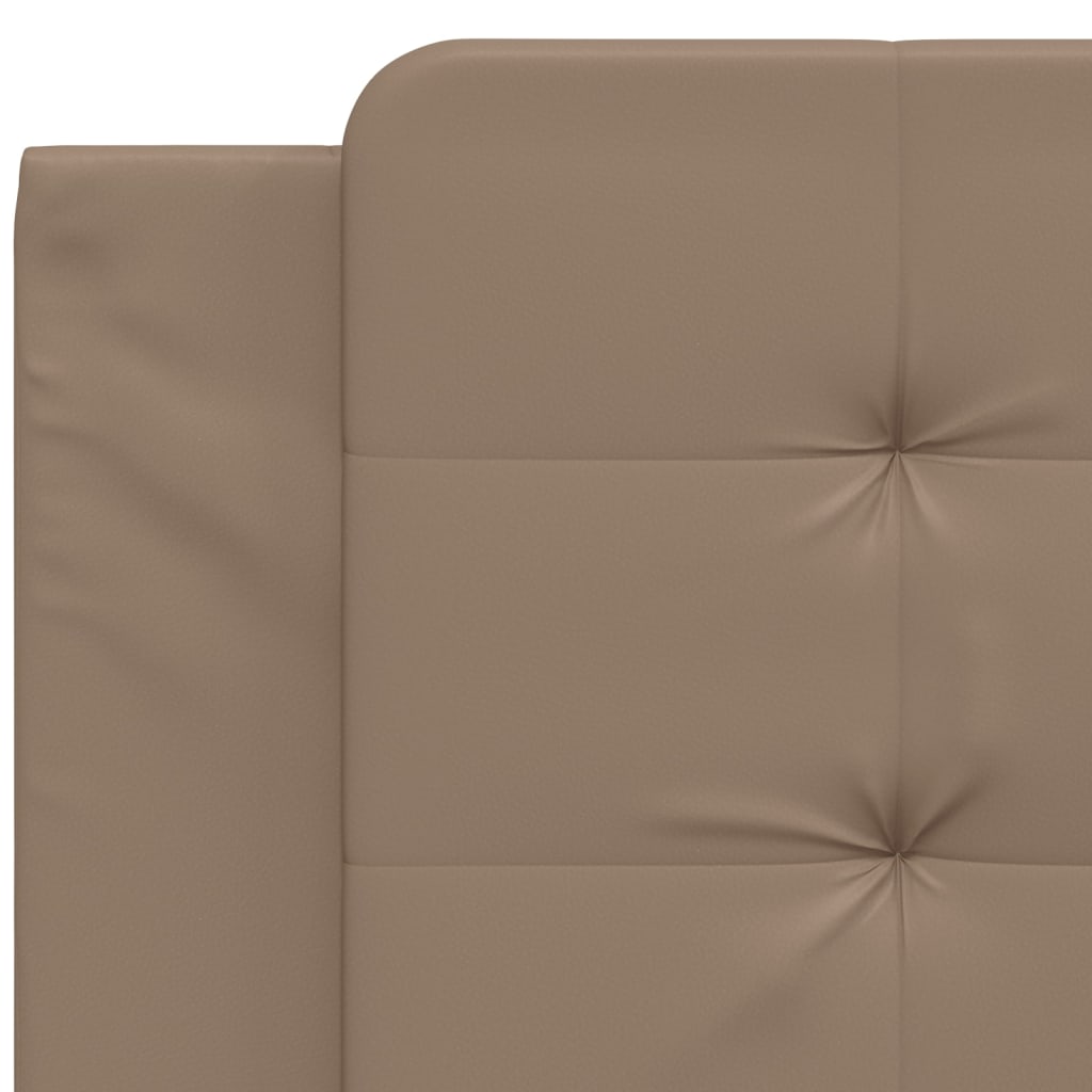 Kopfteil-Kissen "Zadar" Cappuccino-Braun 100 cm Kunstleder