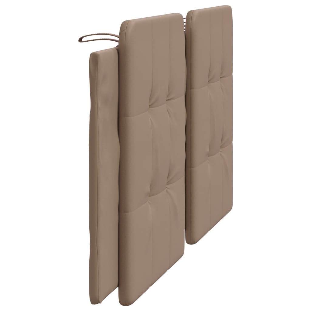 Kopfteil-Kissen "Zadar" Cappuccino-Braun 180 cm Kunstleder