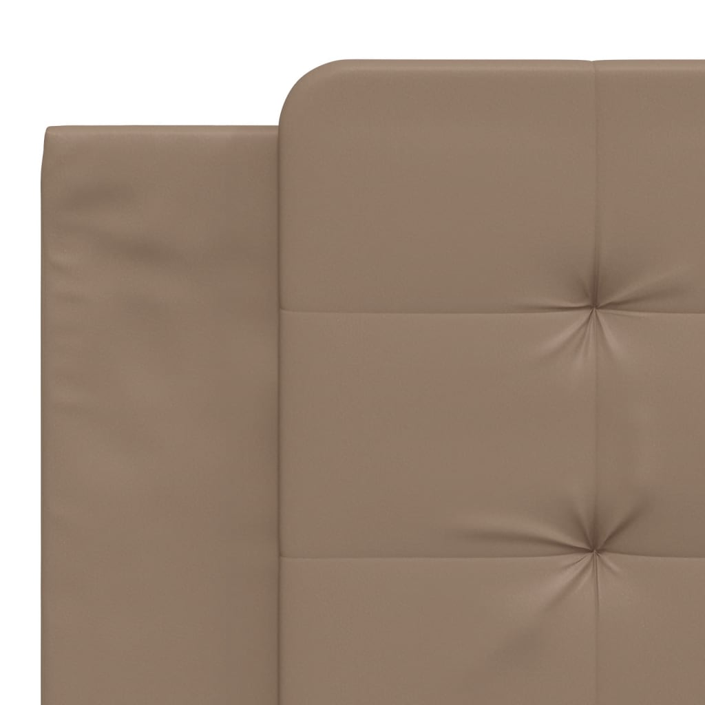 Kopfteil-Kissen "Zadar" Cappuccino-Braun 180 cm Kunstleder