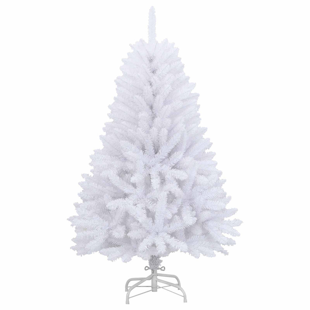 Künstlicher Weihnachtsbaum Weiß 68 x 68 x 120 cm PVC und Metall
