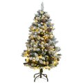 Künstlicher Weihnachtsbaum Klappbar 150 LEDs & Kugeln 120 cm