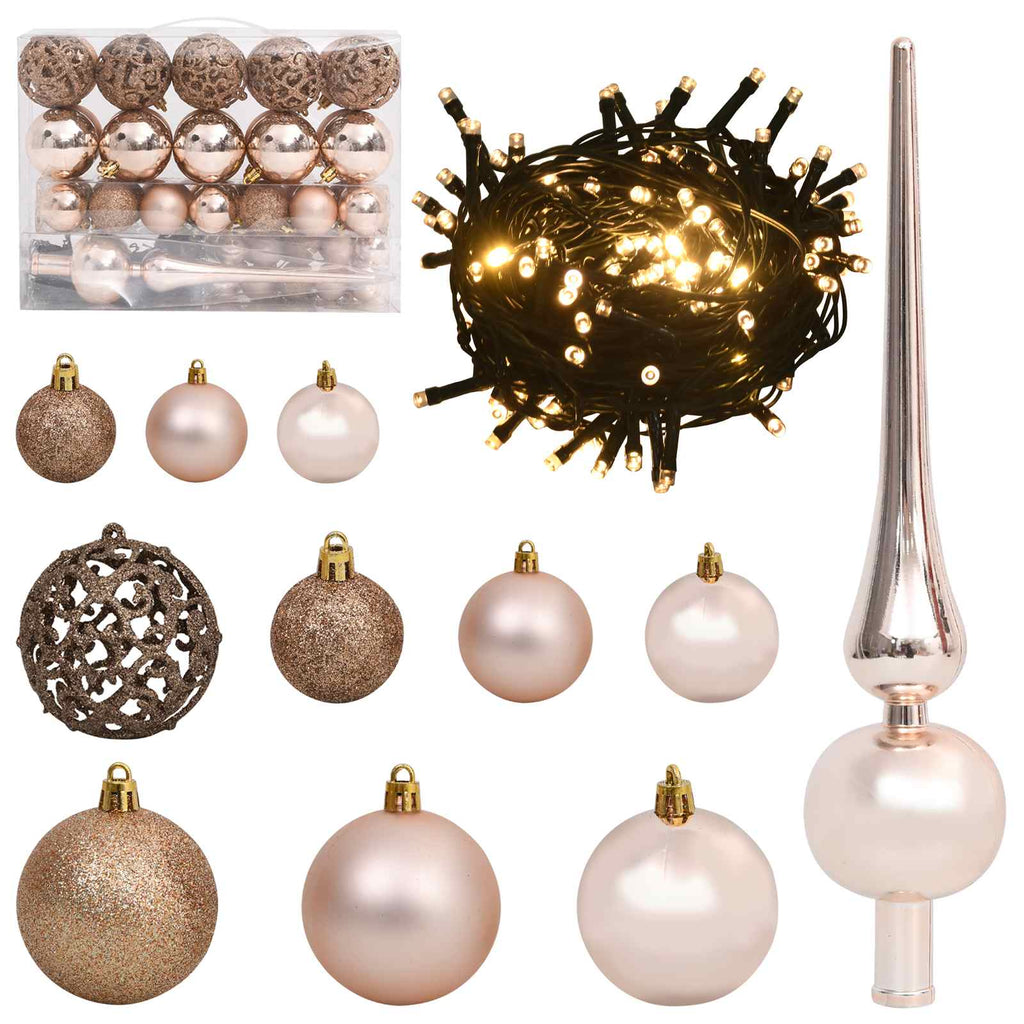 Künstlicher Weihnachtsbaum Weiß 80 x 80 x 150 cm PVC und Metall