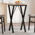 Esstisch-Gestell in X-Form 40x40x73 cm Stahl