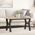 Couchtisch-Gestell in Y-Form 80x40x43 cm Stahl