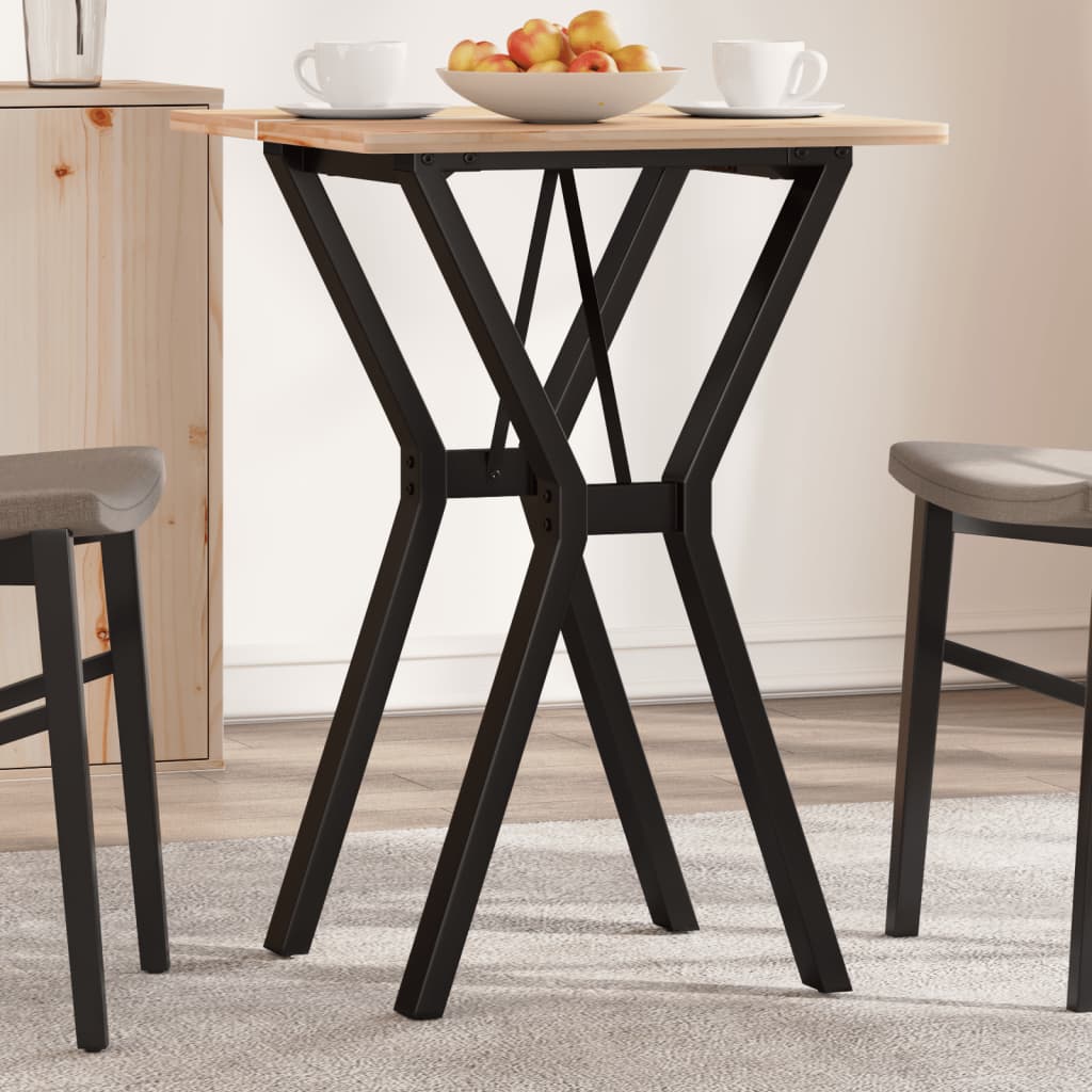 Esstisch-Gestell in Y-Form 40x40x73 cm Stahl