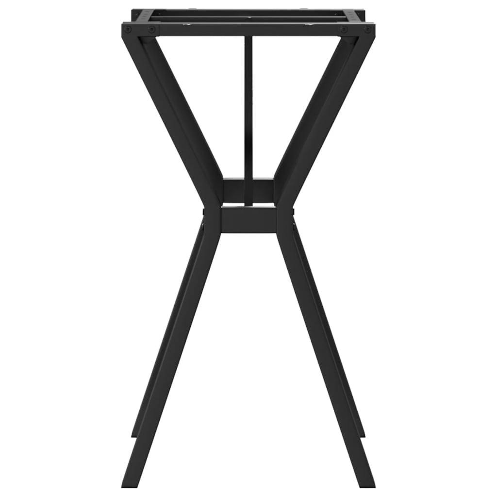 Esstisch-Gestell in Y-Form 50x40x73 cm Stahl