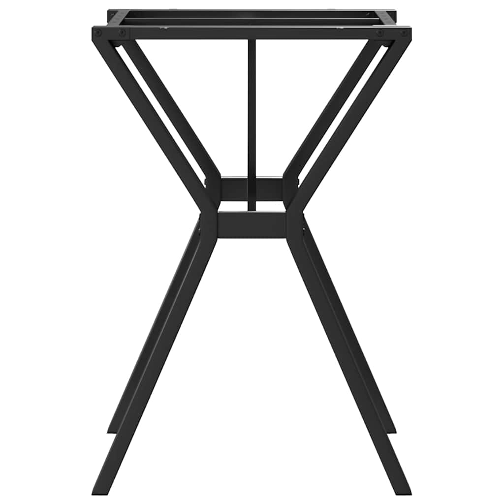 Esstisch-Gestell in Y-Form 60x50x73 cm Stahl