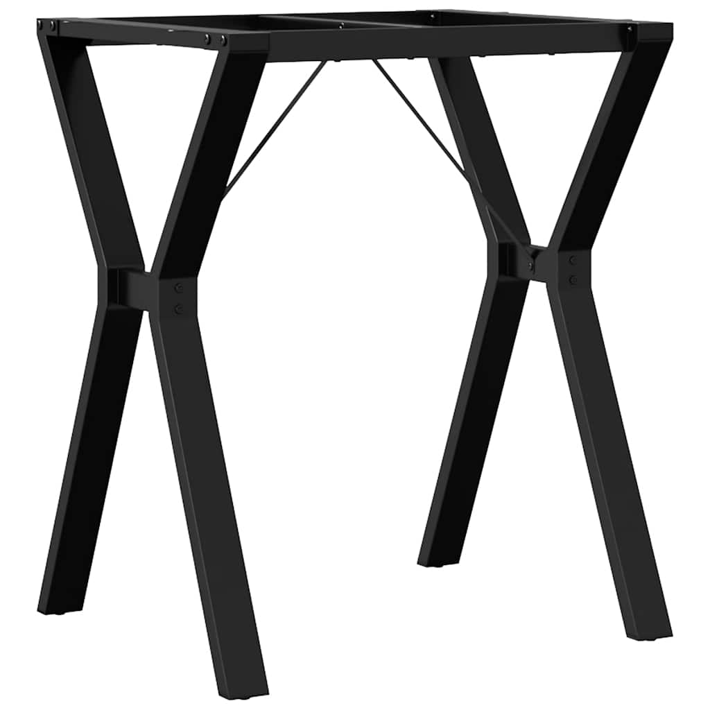Esstisch-Gestell in Y-Form 60x50x73 cm Stahl