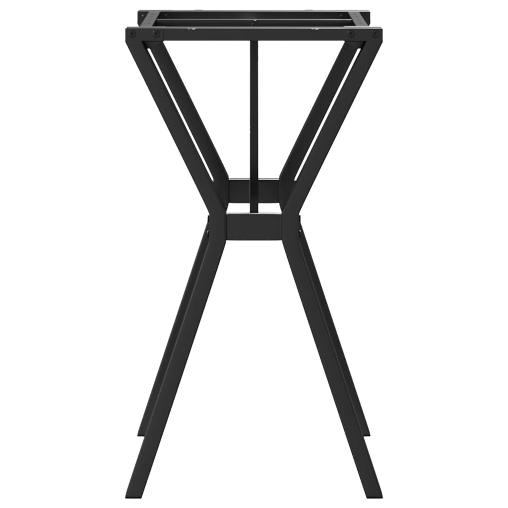 Esstisch-Gestell in Y-Form 60x40x73 cm Stahl