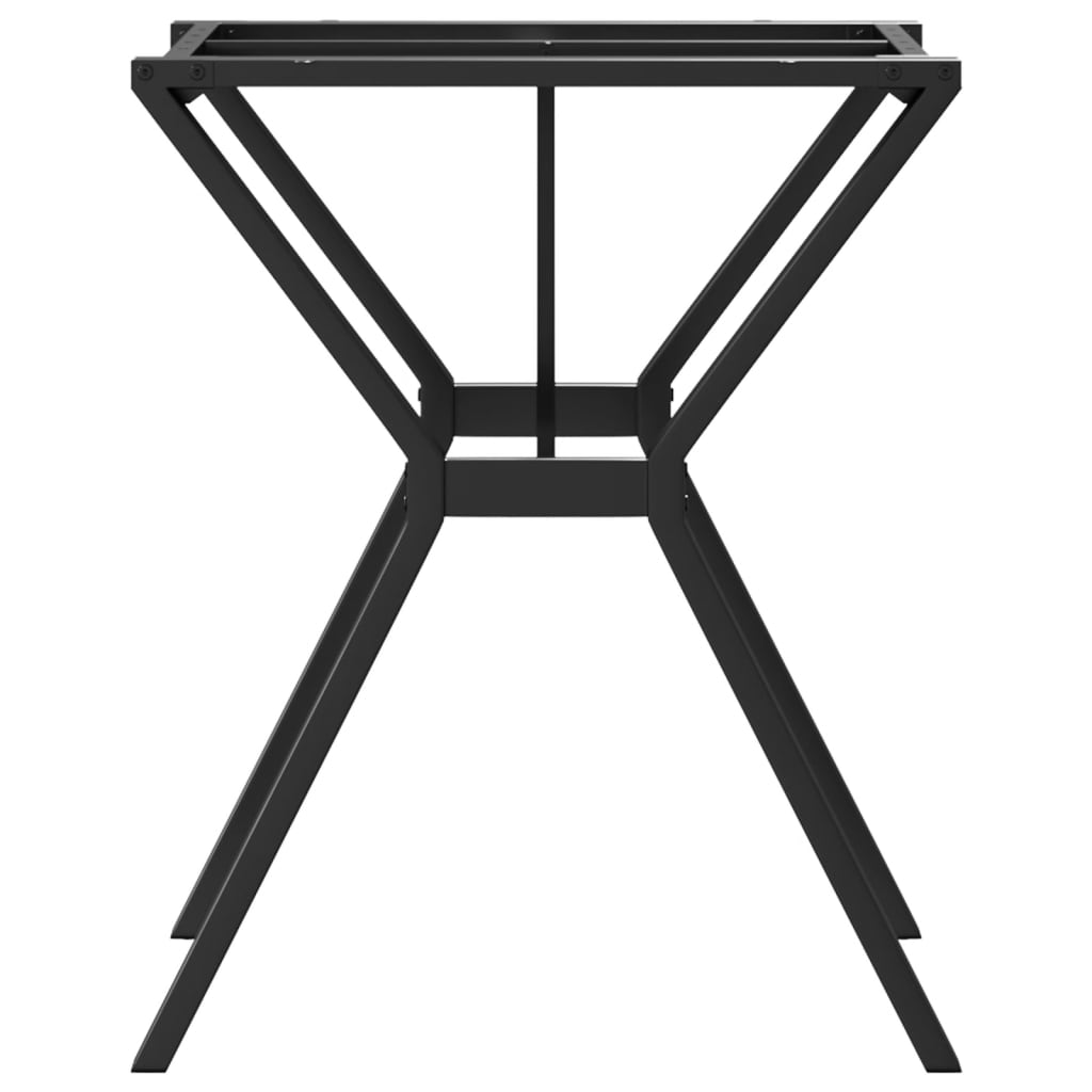 Esstisch-Gestell in Y-Form 60x60x73 cm Stahl