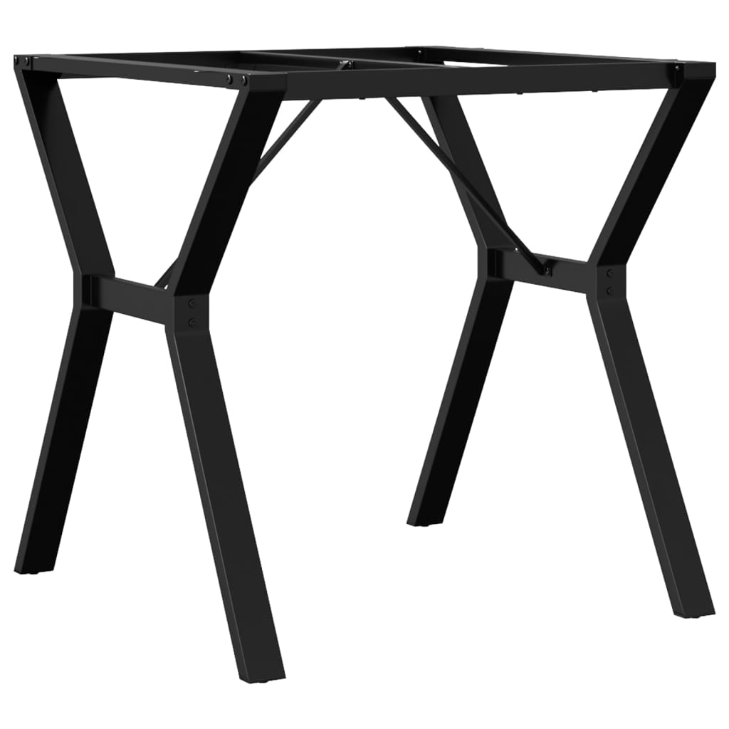 Esstisch-Gestell in Y-Form 70x70x73 cm Stahl