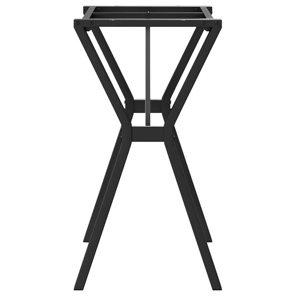 Esstisch-Gestell in Y-Form 80x40x73 cm Stahl