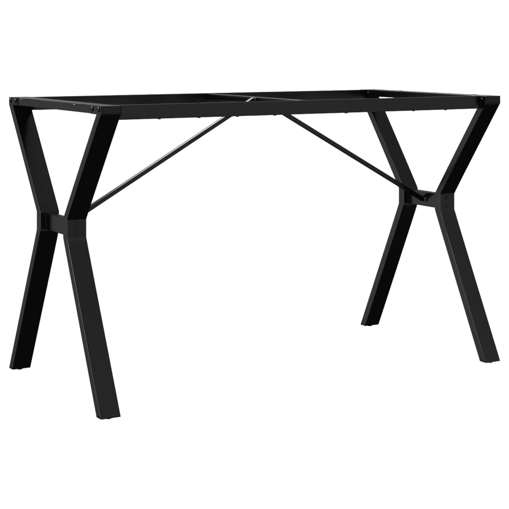 Esstisch-Gestell in Y-Form 120x60x73 cm Stahl
