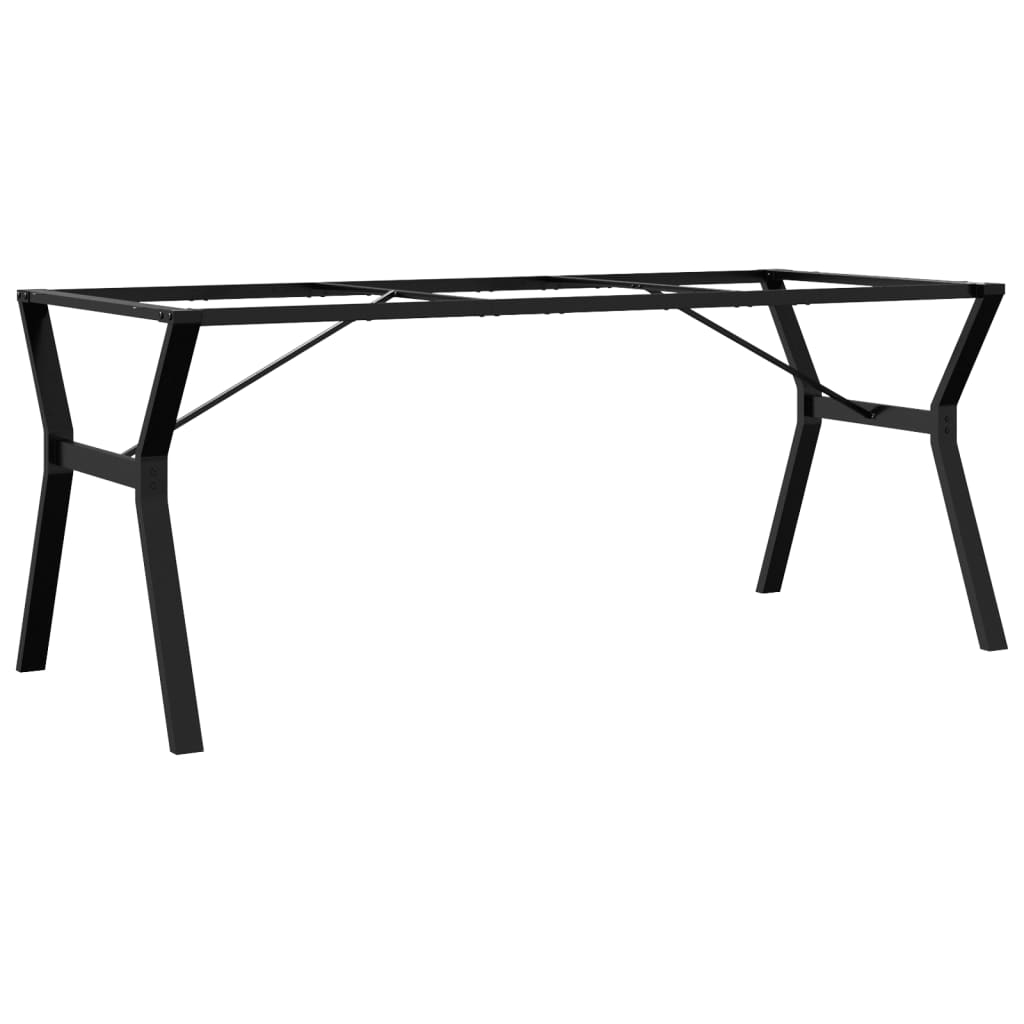 Esstisch-Gestell in Y-Form 180x80x73 cm Stahl