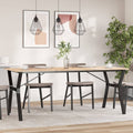 Esstisch-Gestell in Y-Form 180x80x73 cm Stahl