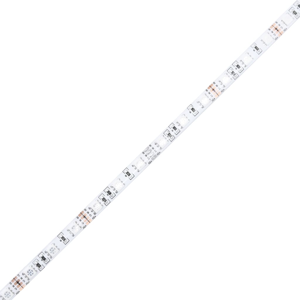 Bettgestell mit LED Sonoma-Eiche 90x200 cm