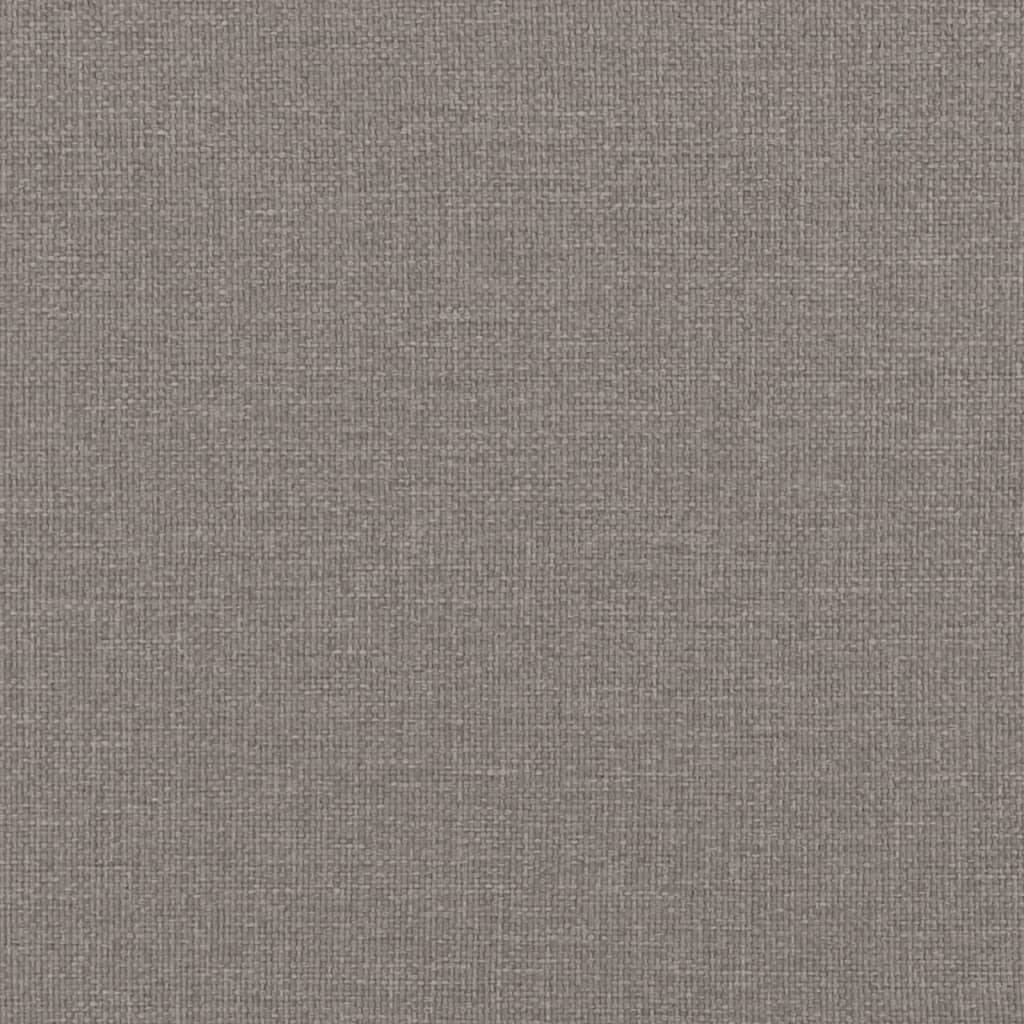3-tlg. Sofagarnitur Taupe Stoff