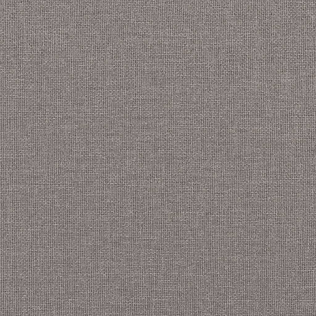 3-tlg. Sofagarnitur Taupe Stoff