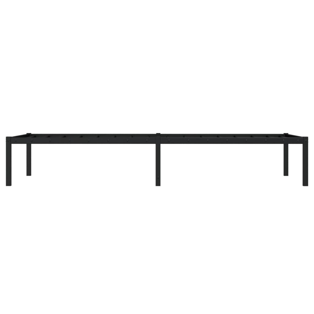 Bettgestell Metall Schwarz 80x200 cm
