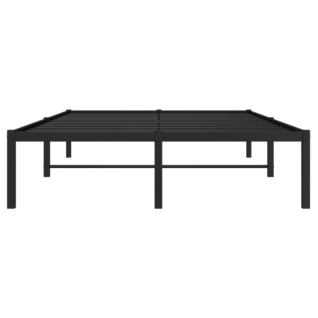 Bettgestell Metall Schwarz 120x190 cm
