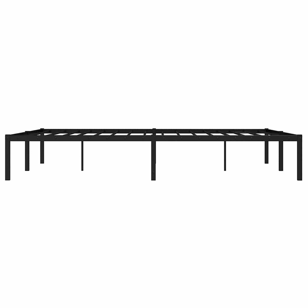 Bettgestell Metall Schwarz 160x200 cm