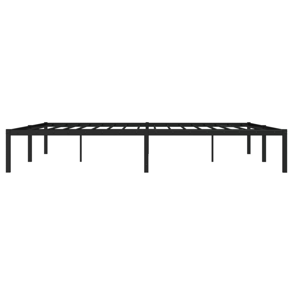 Bettgestell Metall Schwarz 180x200 cm