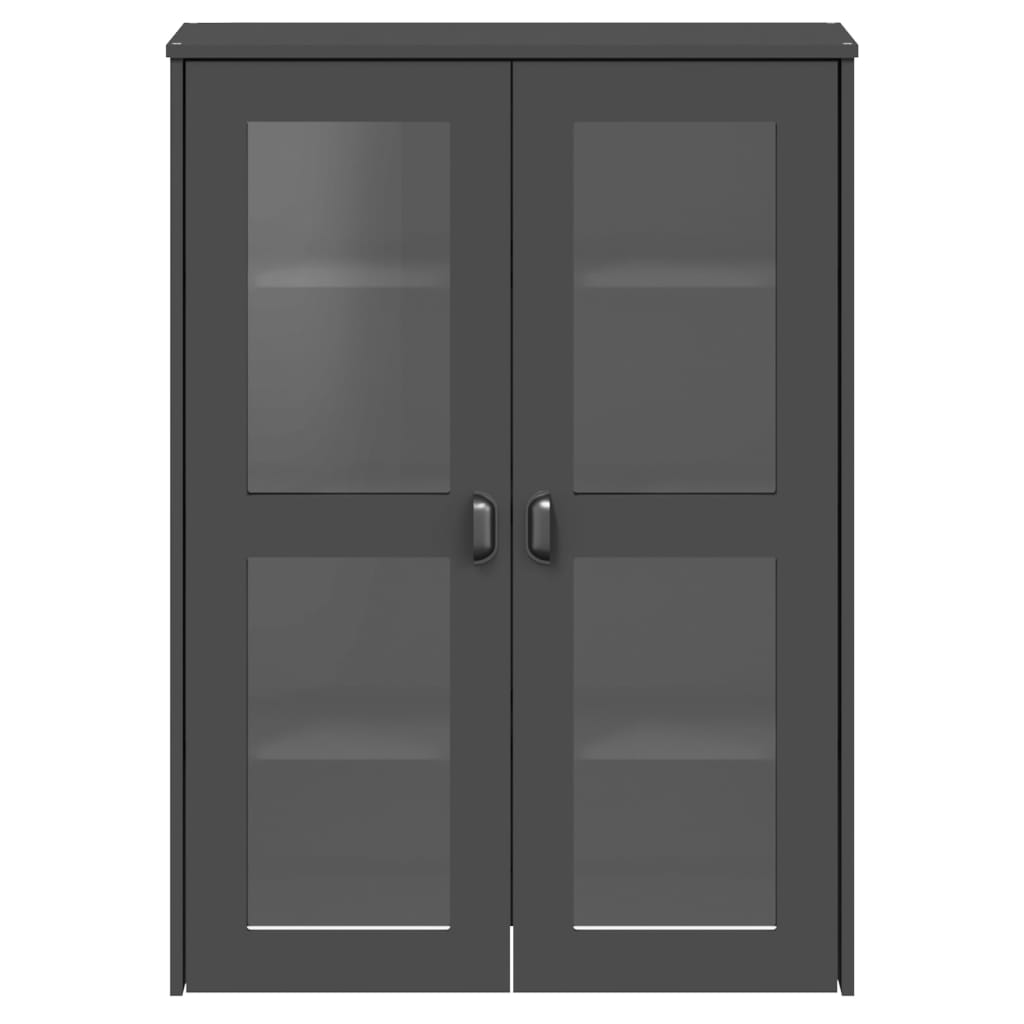 Aufsatz für Highboard VIKEN Anthrazit Holzwerkstoff