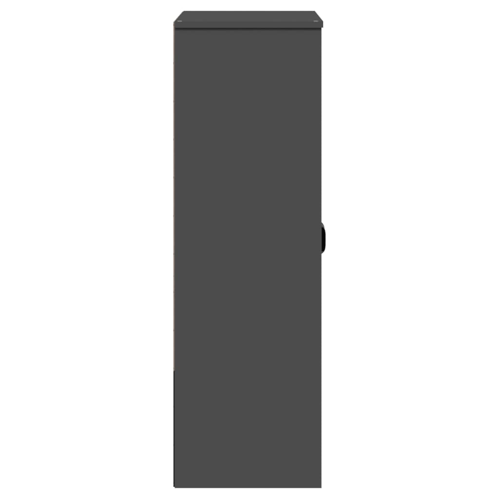 Aufsatz für Highboard VIKEN Anthrazit Holzwerkstoff