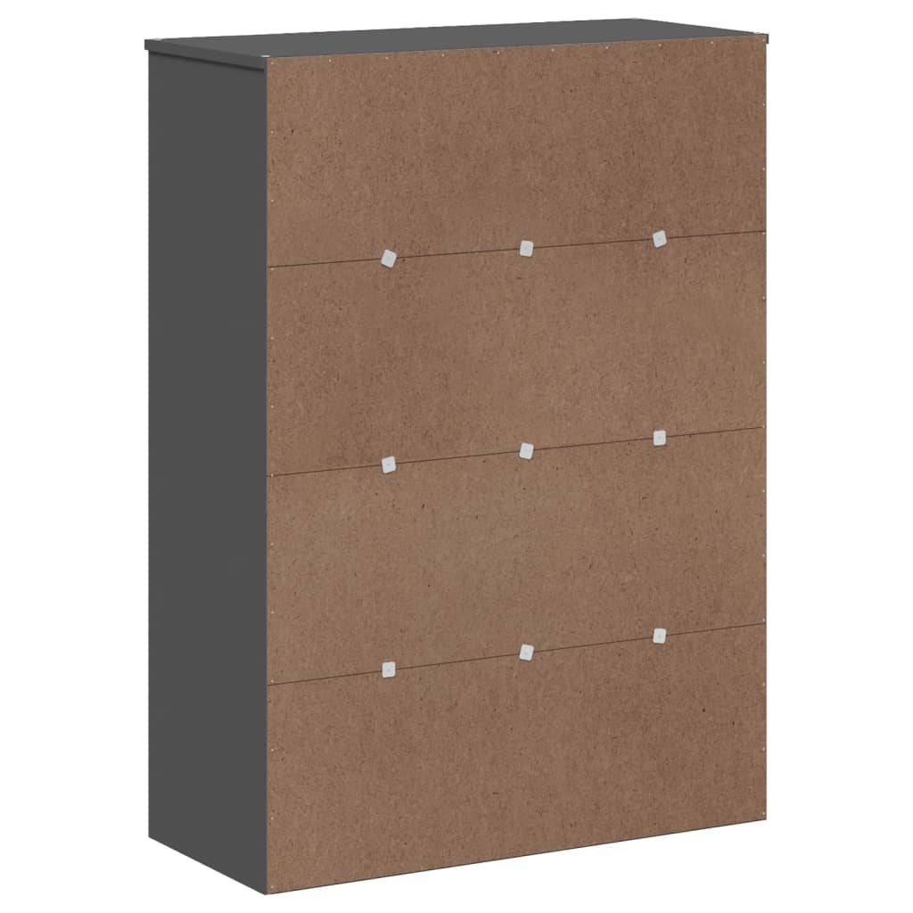 Aufsatz für Highboard VIKEN Anthrazit Holzwerkstoff