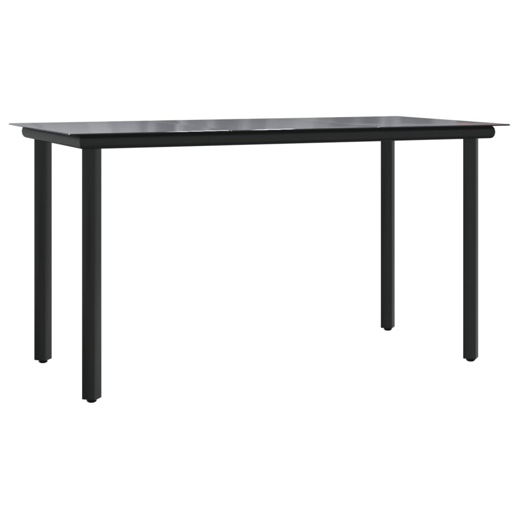 9-tlg. Garten-Essgruppe mit Kissen Grau Poly Rattan