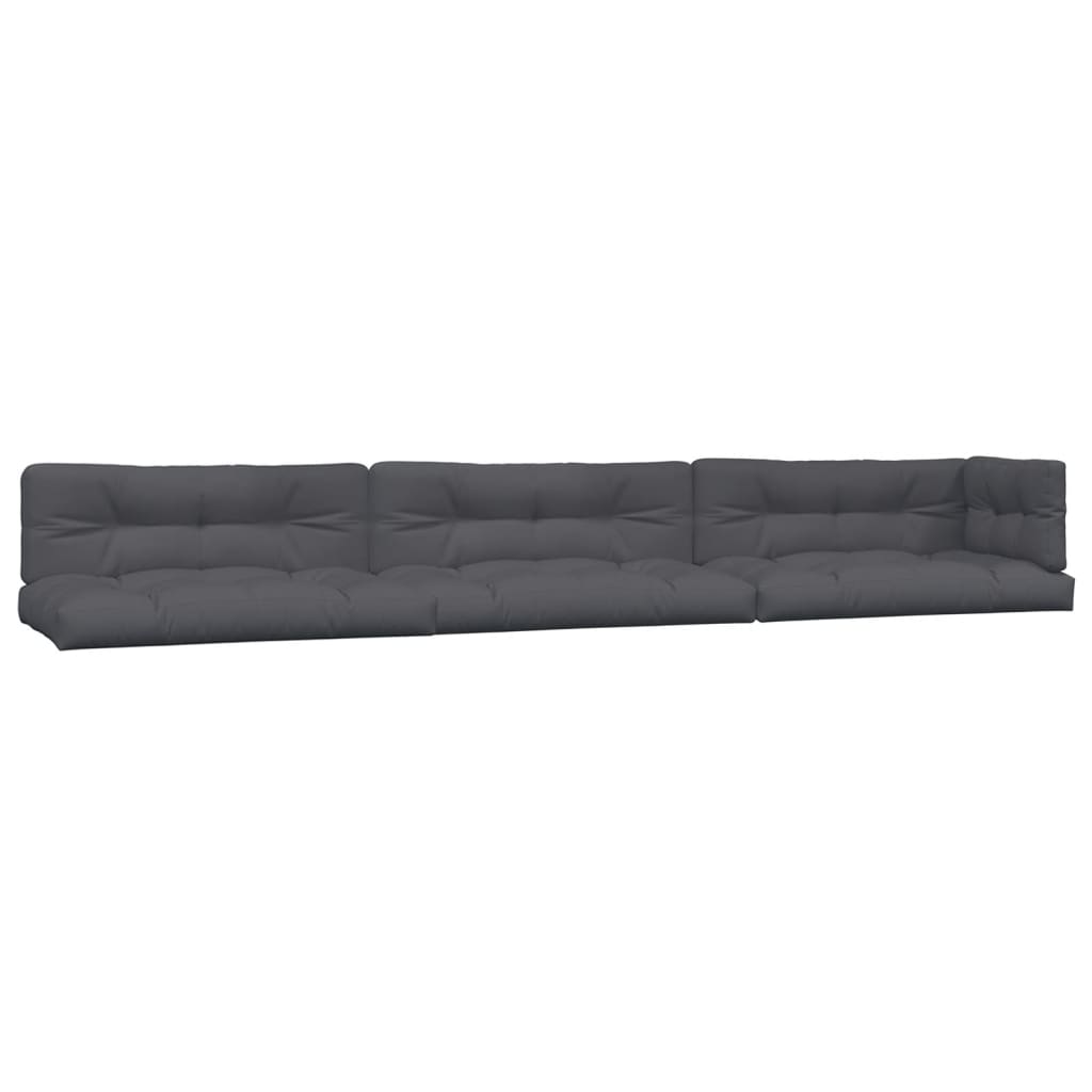5-tlg. Garten-Sofagarnitur aus Paletten mit Kissen Akazienholz