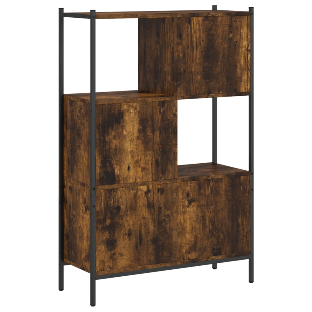 Bücherregal Räuchereiche 72x28x109 cm Holzwerkstoff