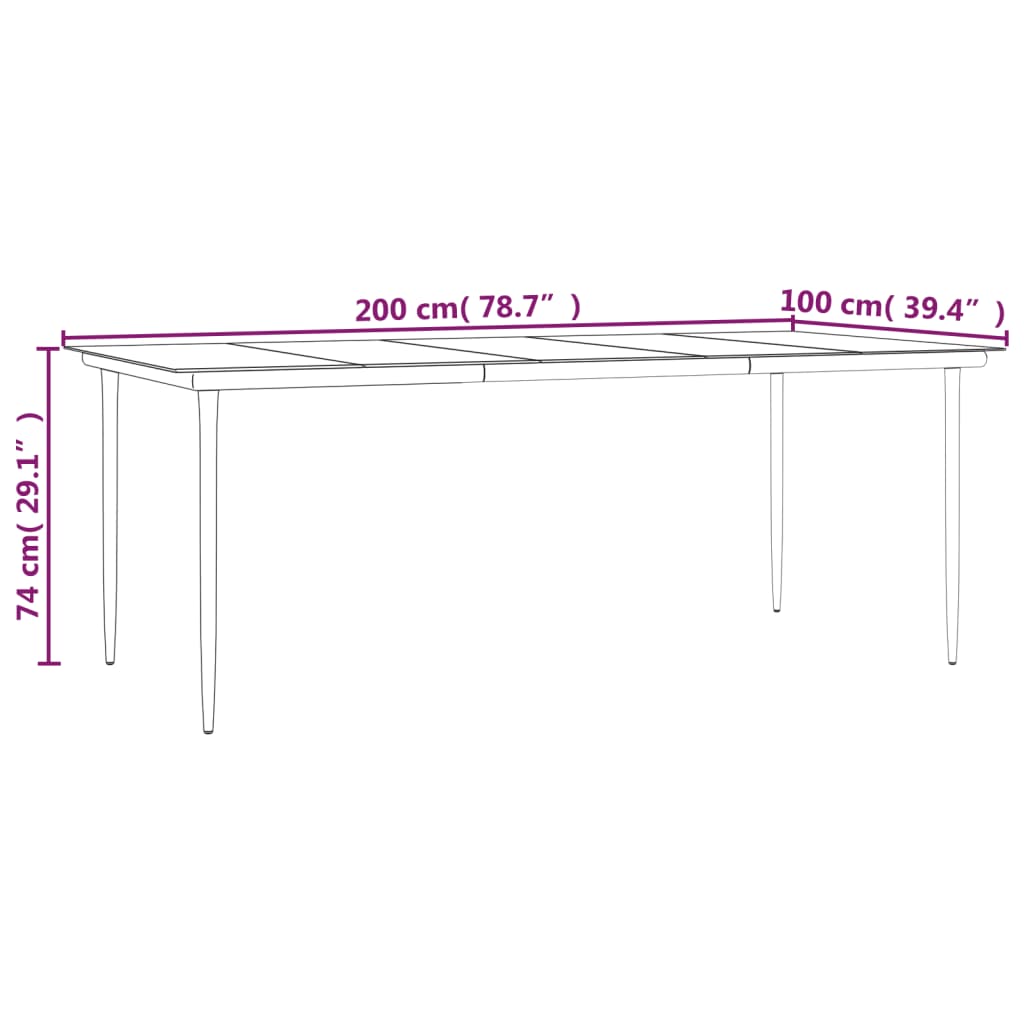 7-tlg. Garten-Essgruppe mit Kissen Beige Poly Rattan