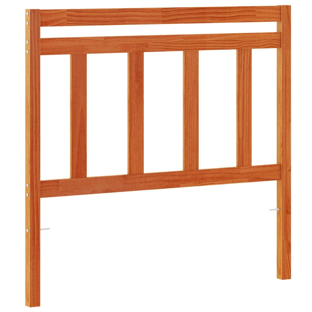 Kopfteil Wachsbraun 100 cm Massivholz Kiefer