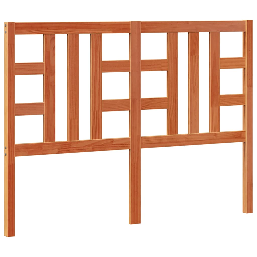 Kopfteil Wachsbraun 135 cm Massivholz Kiefer