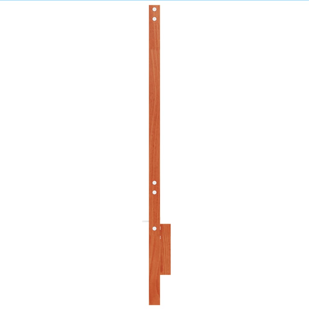 Kopfteil Wachsbraun 135 cm Massivholz Kiefer